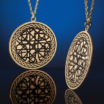 Recessed Pendant in Gold